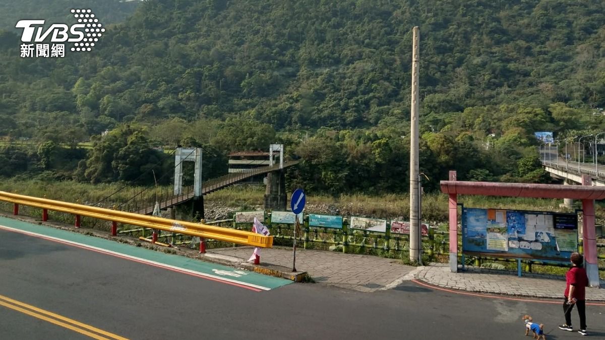 橫山鄉觀光地標告急,修危橋費用超鄉預算。(圖/TVBS)