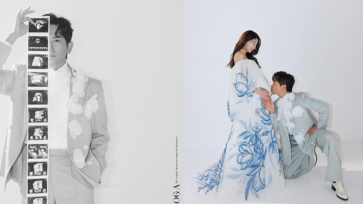 李玟雨前陣子才分享與老婆的超音波照與孕婦寫真。(圖/翻攝自IG)