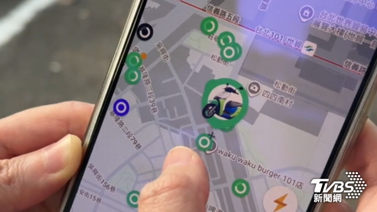 共享機車業者表示，針對違規用戶，如果累犯會將帳號停權。（圖／TVBS）