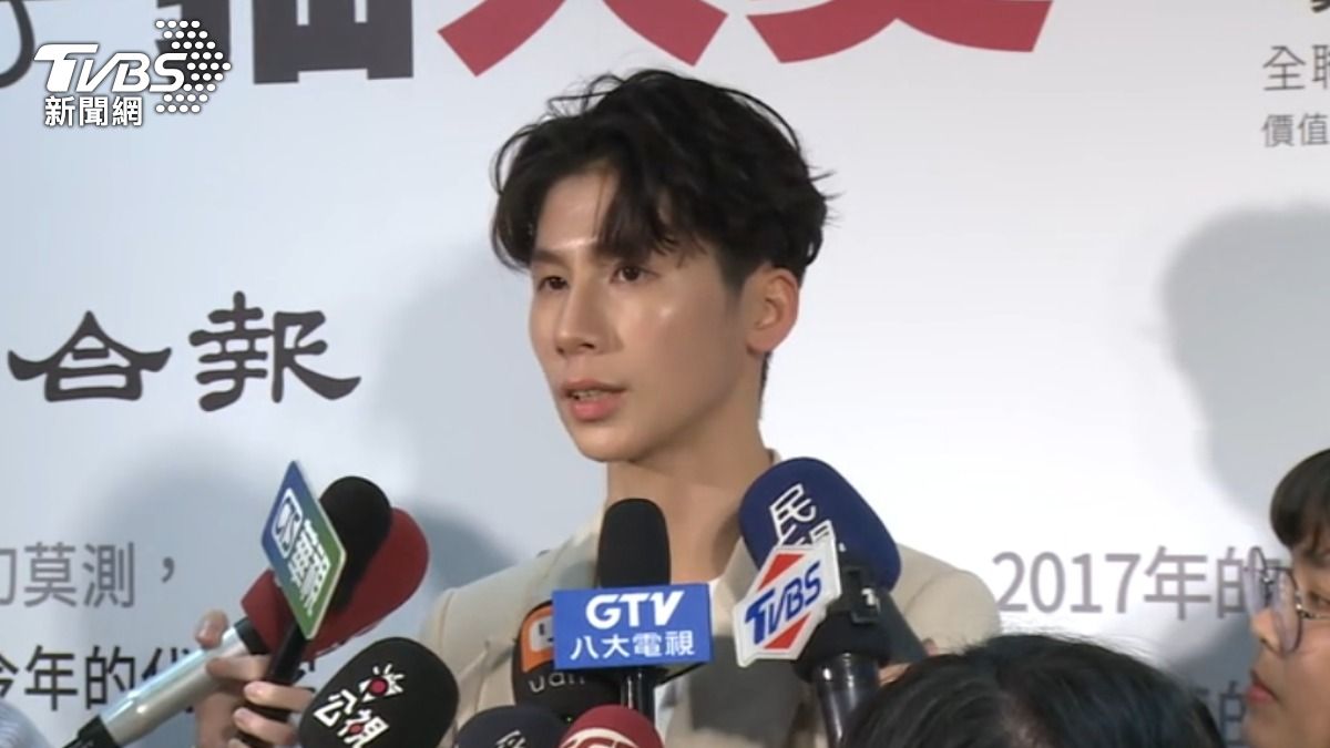 林郁婷出席年度代表字大選活動。（圖／TVBS）