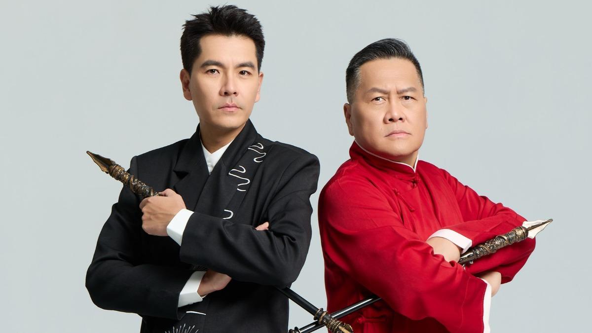 王傳一（左）、朱德剛於明年開啟相聲脫口秀全台巡迴演出。（圖／嚞娛樂提供）