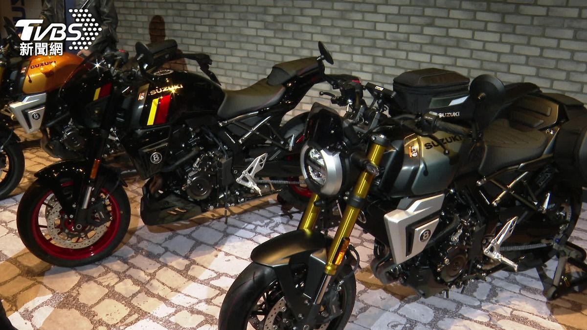 SUZUKI推復古風重機，但配備全升級。（圖／TVBS）