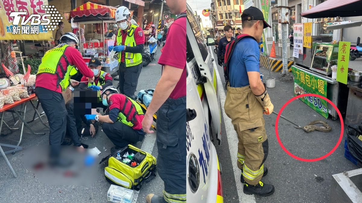 寵物蟒蛇溜一半大爆走 屏東男遭「纏脖鎖喉」昏厥倒地濺血