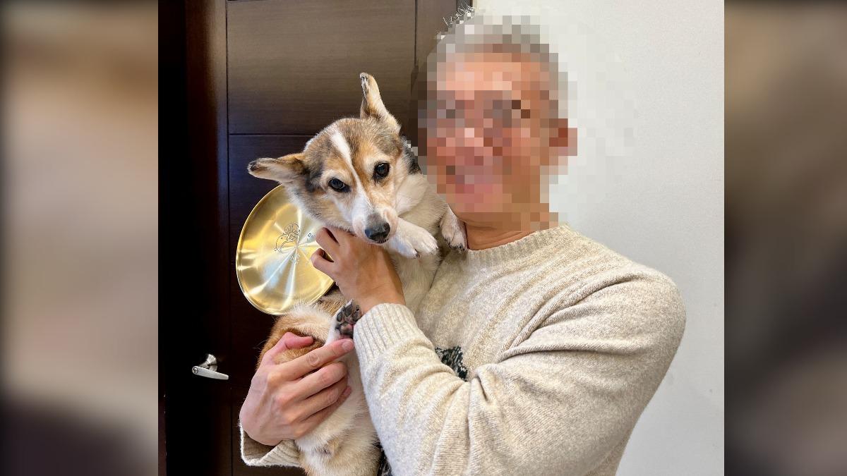 詹男曾獲「模範飼主」讓人唏噓。(圖/新北市動保處提供)