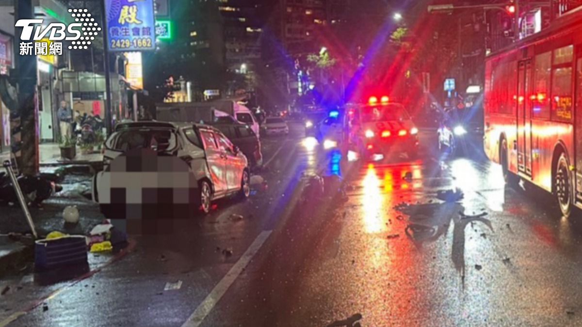 基隆男毒駕,造成一名老翁死亡。(圖/TVBS)