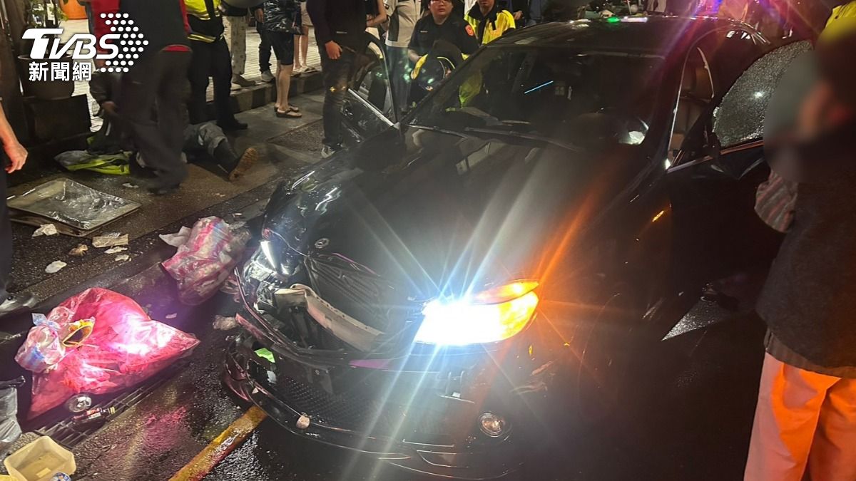 基隆男毒駕,造成一名老翁死亡。(圖/TVBS)