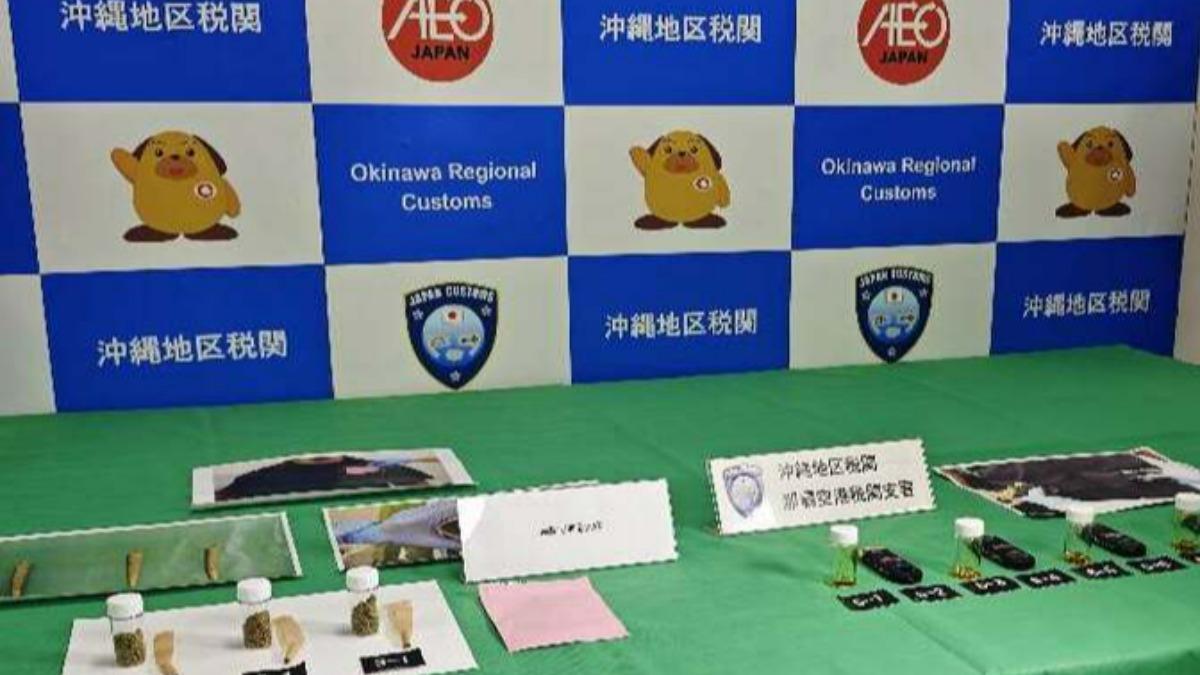 台男陸女攜毒從台灣轉機闖沖繩 大麻藏男子衣褲口袋遭逮