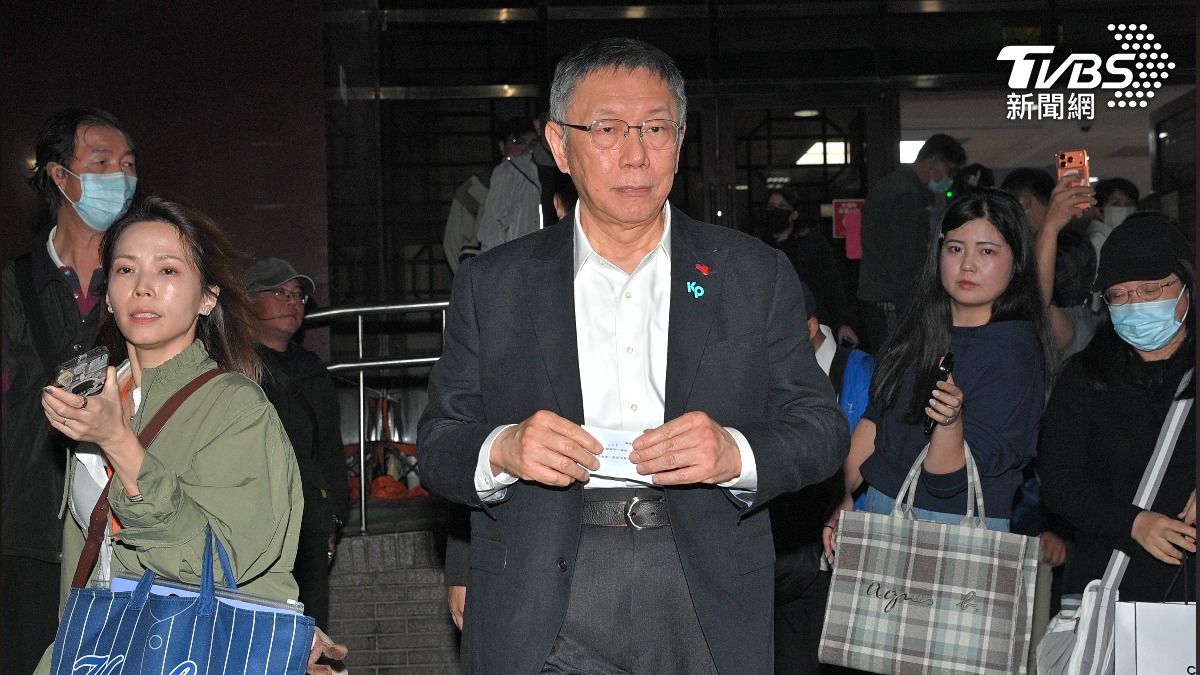 前民眾黨主席柯文哲。（圖／胡瑞麒攝）
