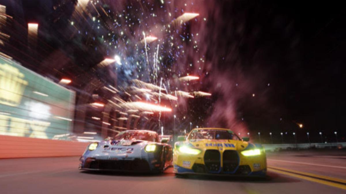 《F1電影》展現風馳電掣的飆車場面。(圖/APPLE TV提供)