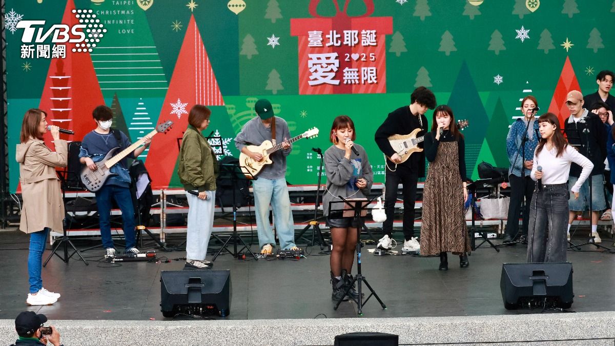樂團彩排迎接明、後天正式演出。 (圖/潘建樺攝)