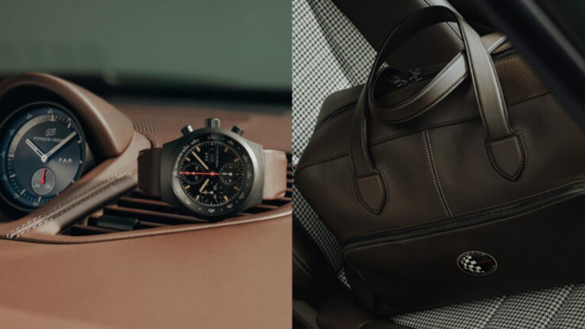 入手911 GT3 90 F. A. Porsche會隨附一枚Chronograph I腕錶跟旅行包款。（圖／Porsche提供）