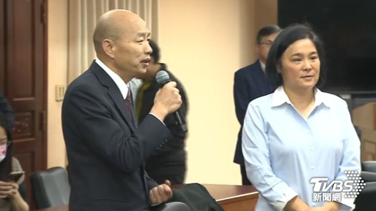 韓國瑜與陳玉珍(圖/TVBS資料畫面)