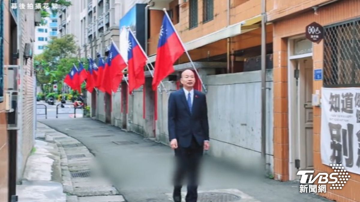 韓國瑜拍攝月曆花絮(圖/TVBS資料畫面)