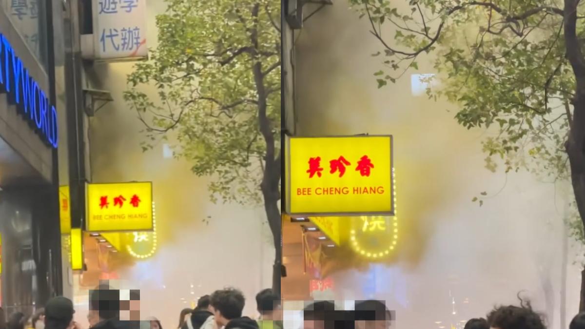 北市東區「4.7星串燒店」火警!濃煙瀰漫整條街 客人急逃