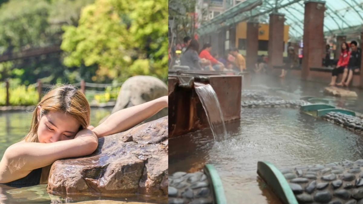 網路溫度計整理出全台10大免費泡湯景點排行榜。（圖／翻攝自桃園觀光導覽網、礁溪觀光旅遊網）