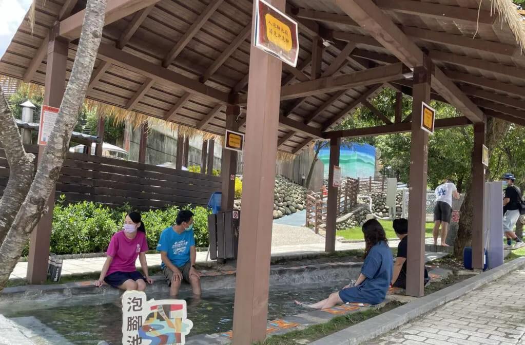 泰雅故事公園為桃園首座引進碳酸氫鈉泉的公園，結合泰雅族文化意象打造。（圖／翻攝自FB桃園觀光導覽網）