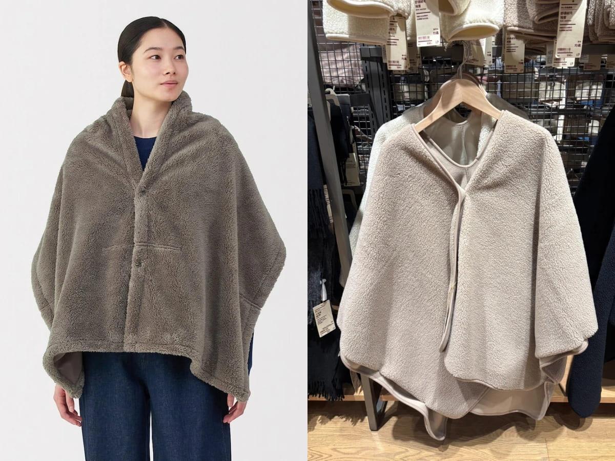 柔軟、保暖,室內外都能披著用,而且還能折疊成靠枕。(圖/女人我最大提供)