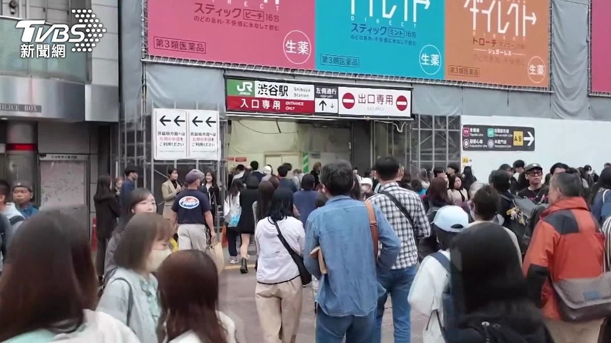 流感疫情侵襲全球，包含像是日本依舊在流行期。（圖／TVBS）