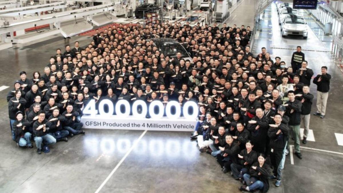 特斯拉上海超級工廠30秒1新車 望明年破五百萬產量