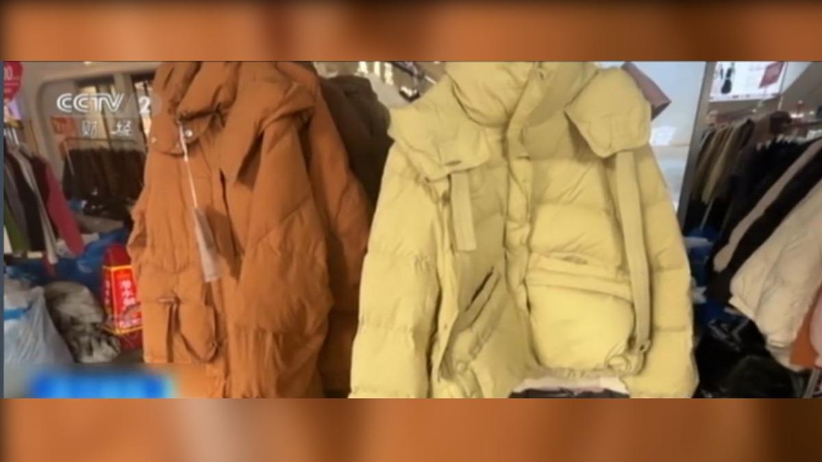 石墨烯雲絨熱賣，實為聚酯纖維，消費者慎選。（圖／央視）