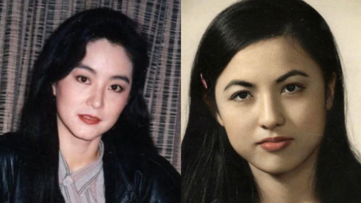 林青霞(左)、李運慶媽媽舊照。(圖/翻攝自IG@brigitte.lin、mejack)