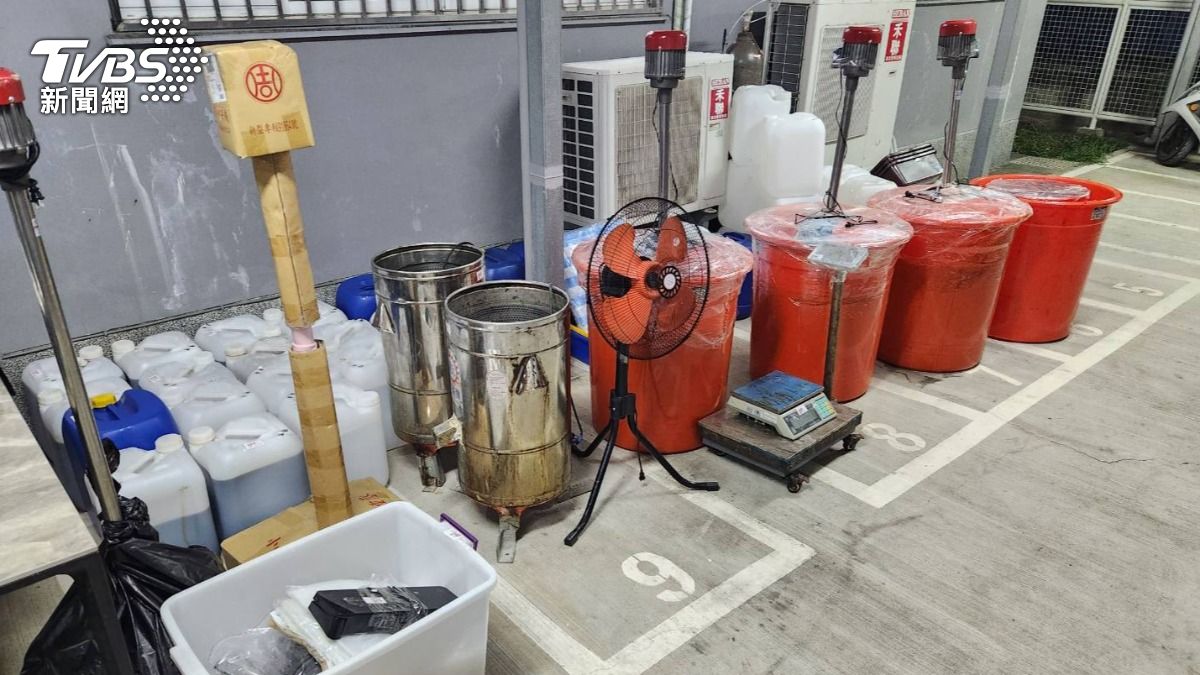 高雄廢棄工寮淪製毒廠！3男狂產毒「市值破億」　警一網打盡