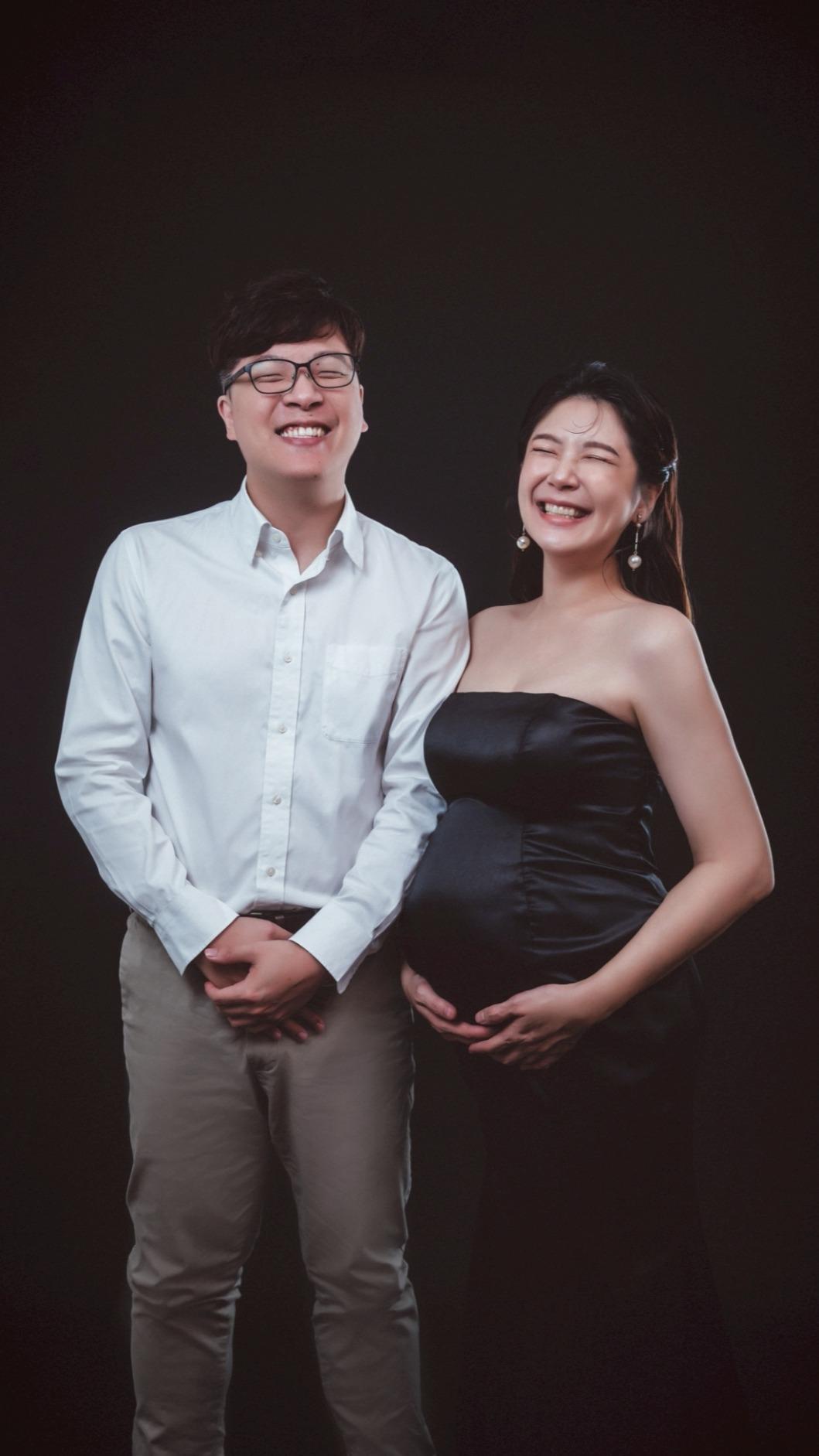 鄭亦真分享孕婦寫真。(圖/wedding 21韓式婚紗攝影提供)