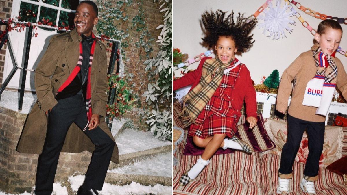 Burberry今年聖誕推出全新節慶影片。（圖／翻攝自Burberry官網）
