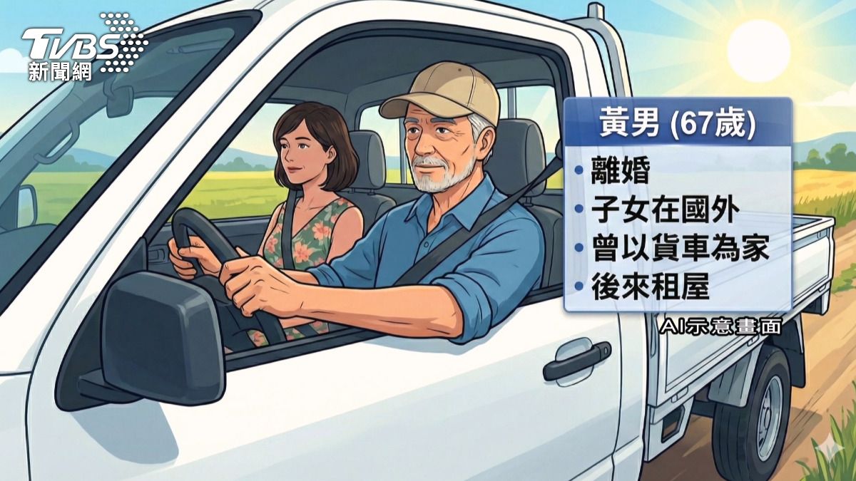 彎道三車撞　麵販2人慘死「曾車為家」。(圖／TVBS)