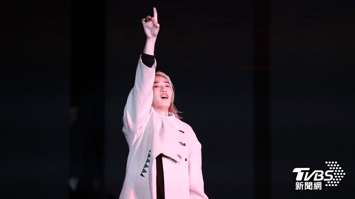 熊仔登台演出。（圖／趙世平攝）
