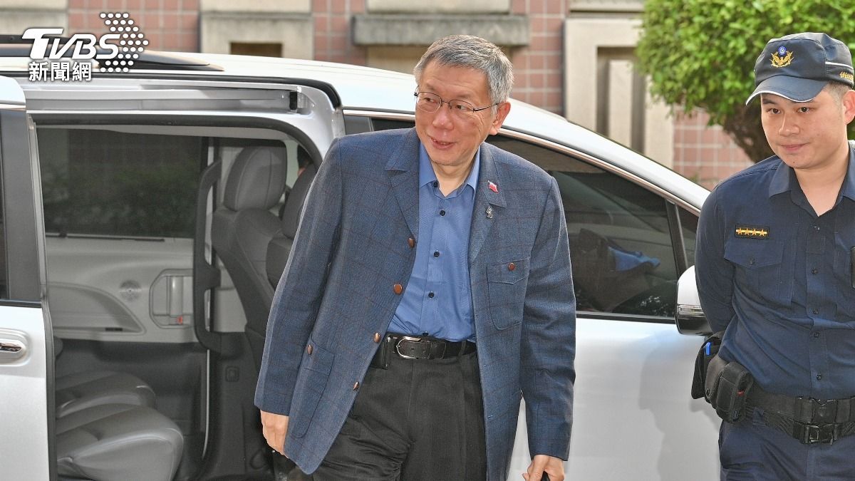 前台北市長柯文哲。（圖／胡瑞麒攝）