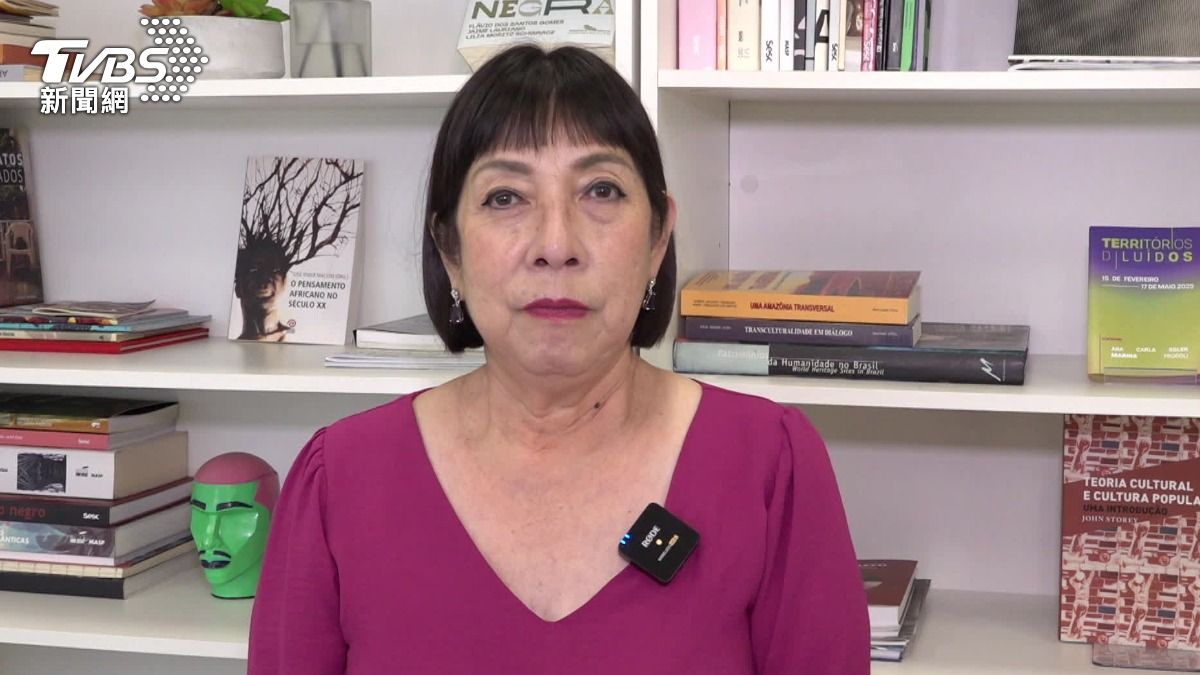 曹嘉威母親張安娜認為,巴西文化會尊重孩子的選擇,全力支持兒子走藝術之路。(圖/TVBS特派記者朱光弘攝)