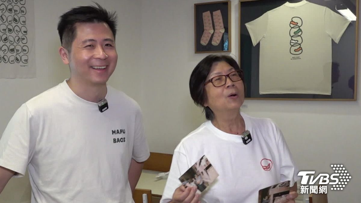 林秉宏以為母親沒有感受他「對媽媽的愛」,但母親說「看餐廳取名就知道了」(圖/TVBS特派記者朱光弘攝)