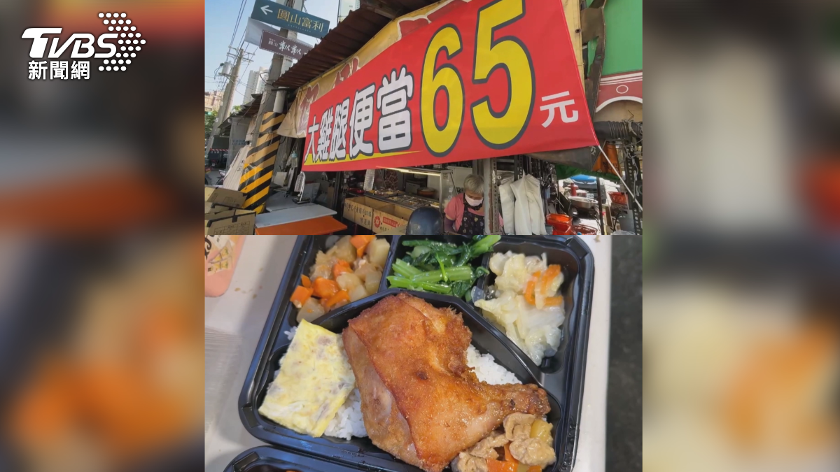 鳥松區的自助餐店雞腿便當不用百元，是當地不少上班族和學生的福音。（圖／TVBS）