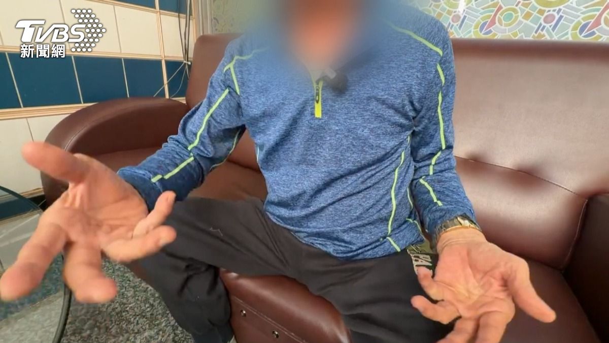 男童外公對嫌犯要求男童出庭,非常憤怒不解。(圖/TVBS)
