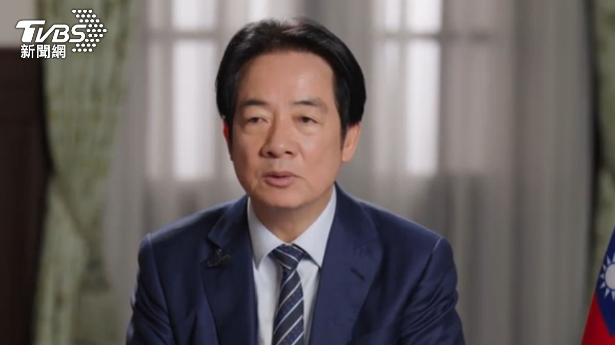 賴清德發表談話，痛批國會正推向「在野獨裁」邊緣。（圖／TVBS）