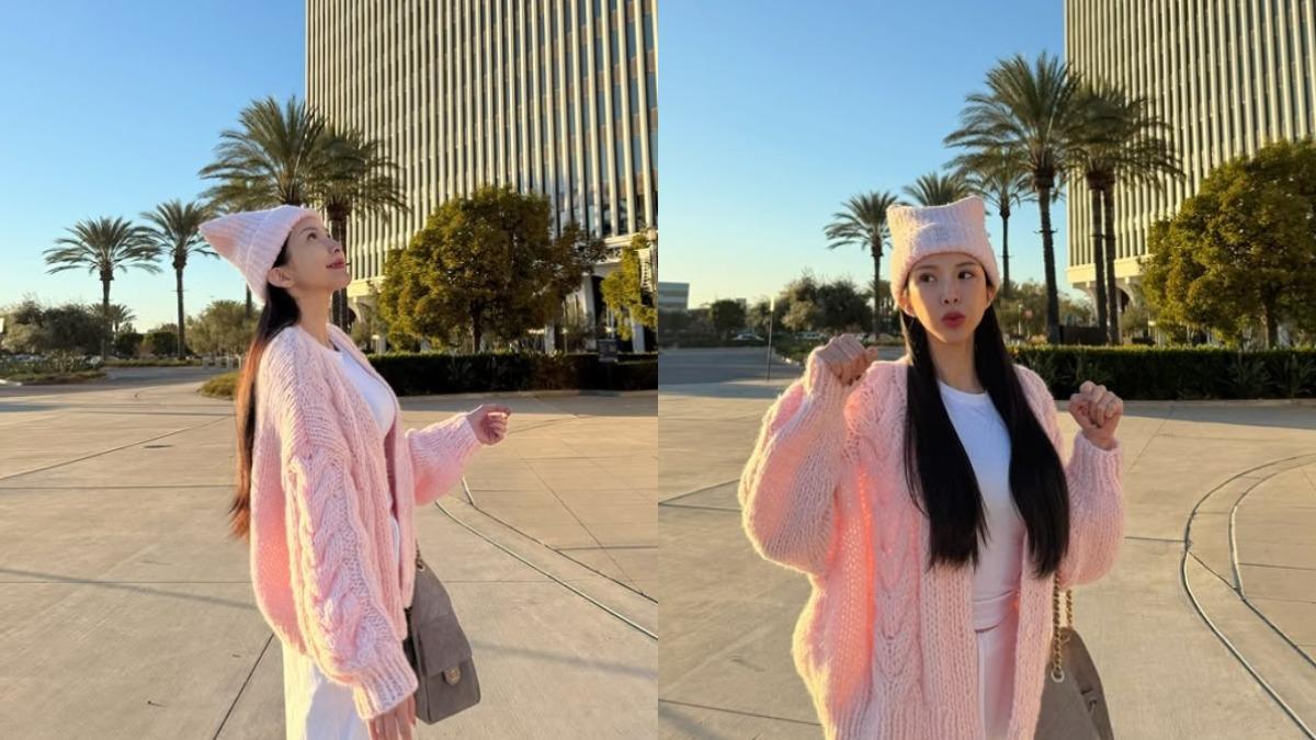 國光女神Lala（蘇心甯）近期到美國旅遊。（圖／翻攝自Lala IG）