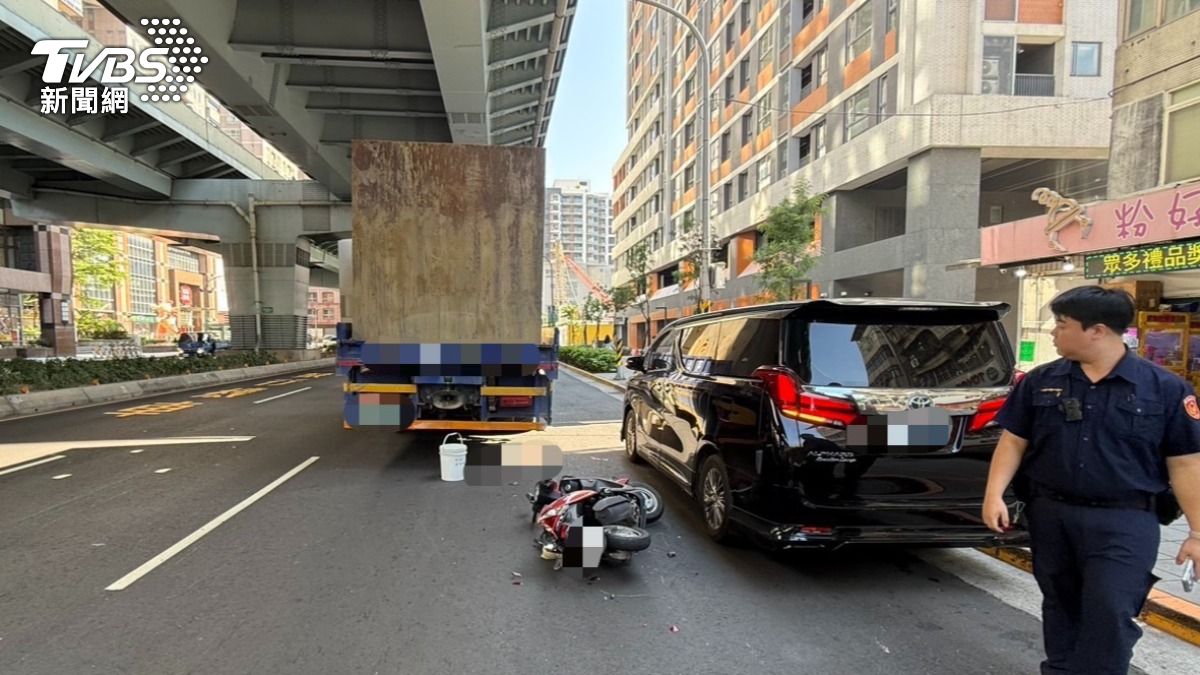 車禍現場外觀。(圖/TVBS)