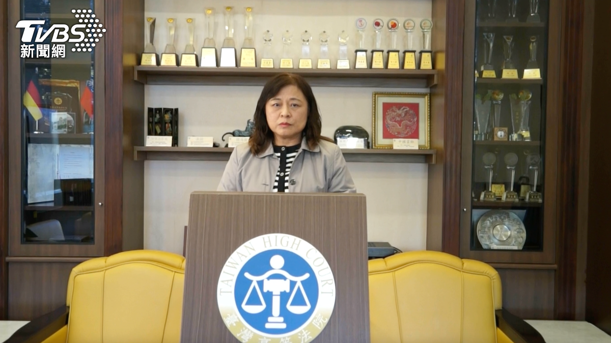 台灣高等法院發言人、審判長潘翠雪。(圖/TVBS)