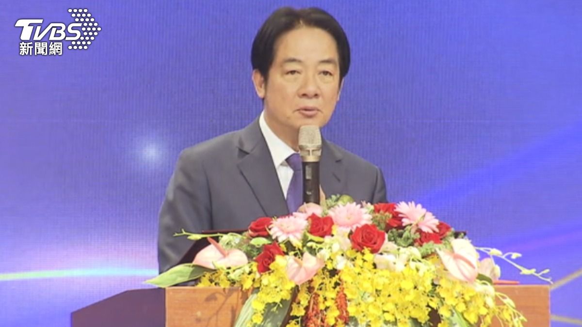 賴清德強調年金改革不應走回頭路，風險不該留給下一代。（圖／TVBS）