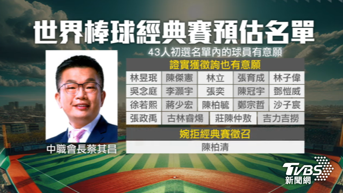 43人初選名單都有意願。(圖/TVBS)