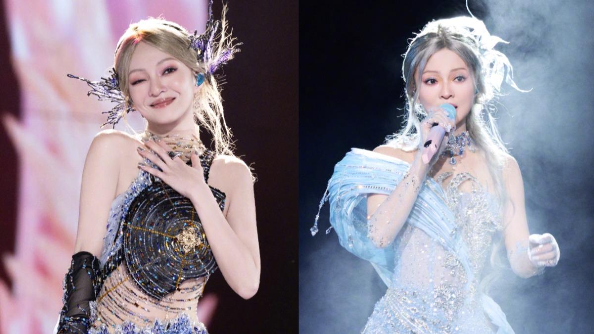 張韶涵過去造型仙氣滿滿,更被網友大讚是精靈公主。(圖/翻攝自張韶涵微博)