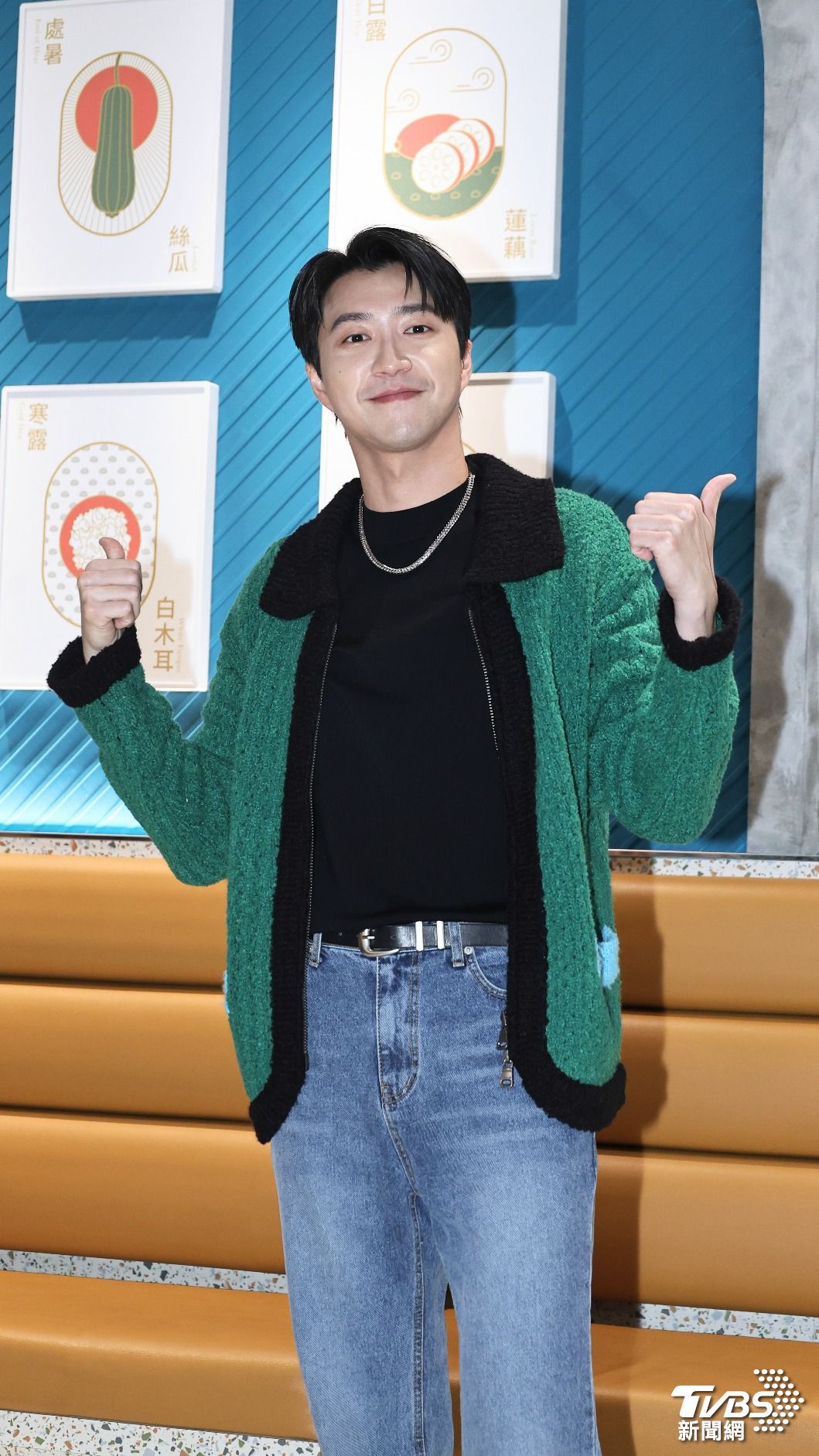 江宏傑給予李玉璽祝福。(圖/張哲鳴攝)