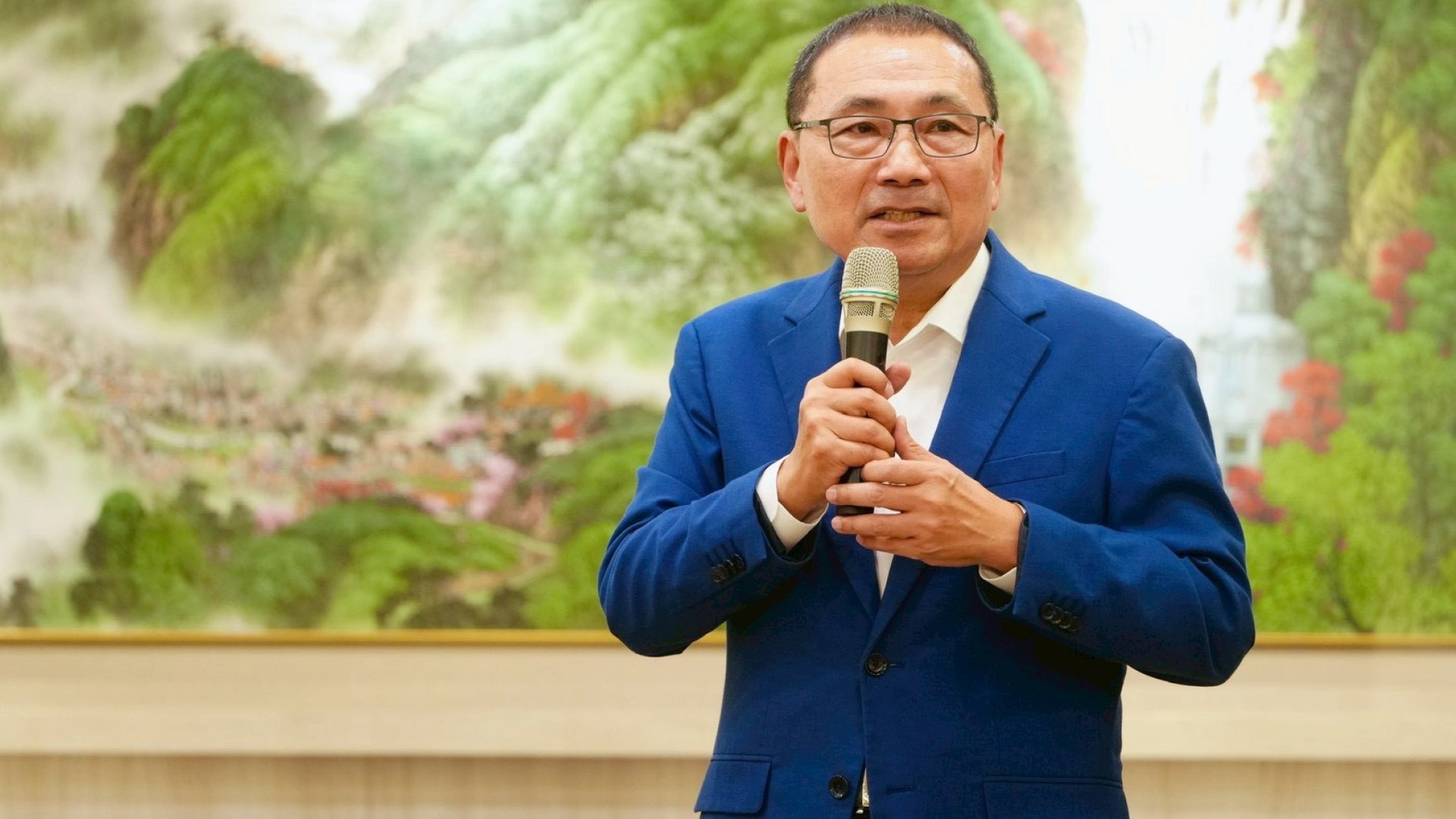 ▲侯市長歡迎基隆市府團隊蒞臨。(圖片來源：新北市政府)
