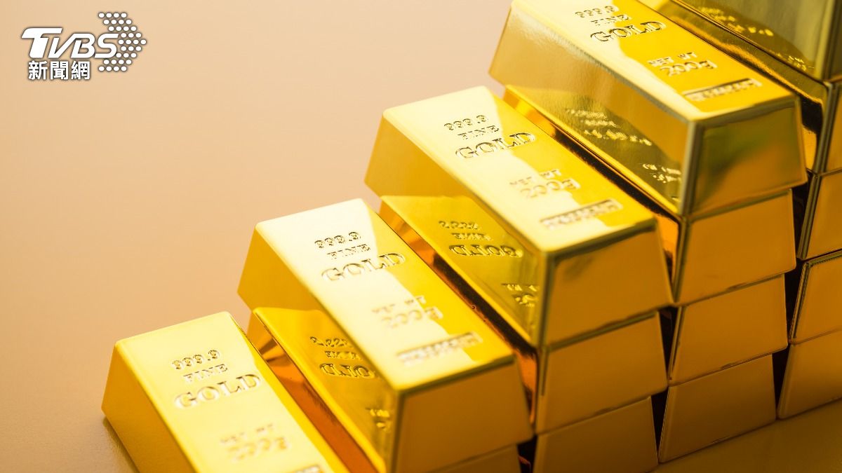 黃金價格17日再次上漲。(示意圖/達志影像shutterstock)