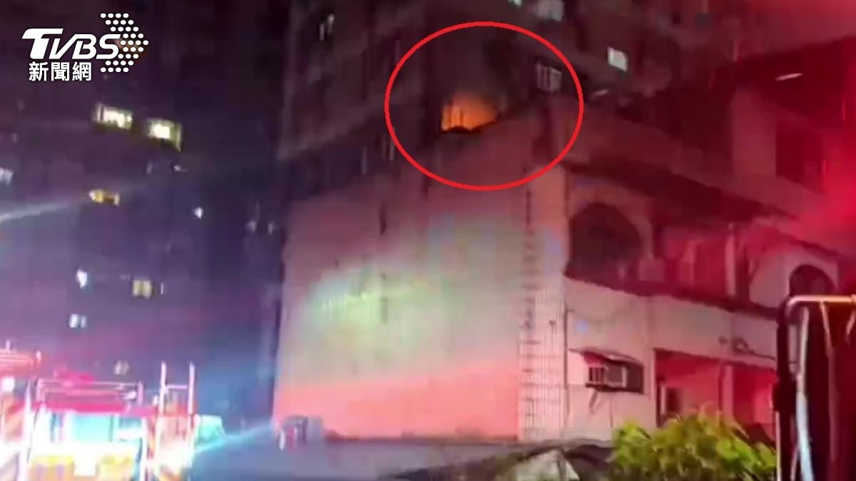汐止知名社區深夜火警 居民見火光、爆炸聲急報案
