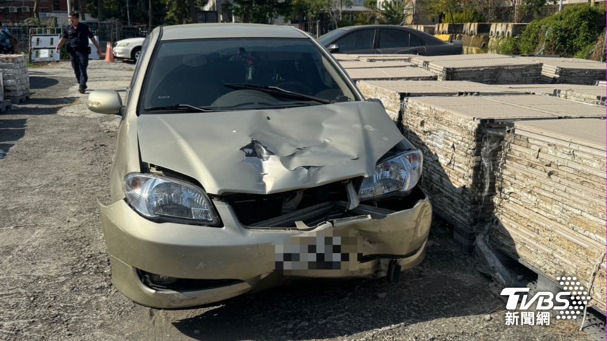 肇事車輛。(圖/林雅婷攝)