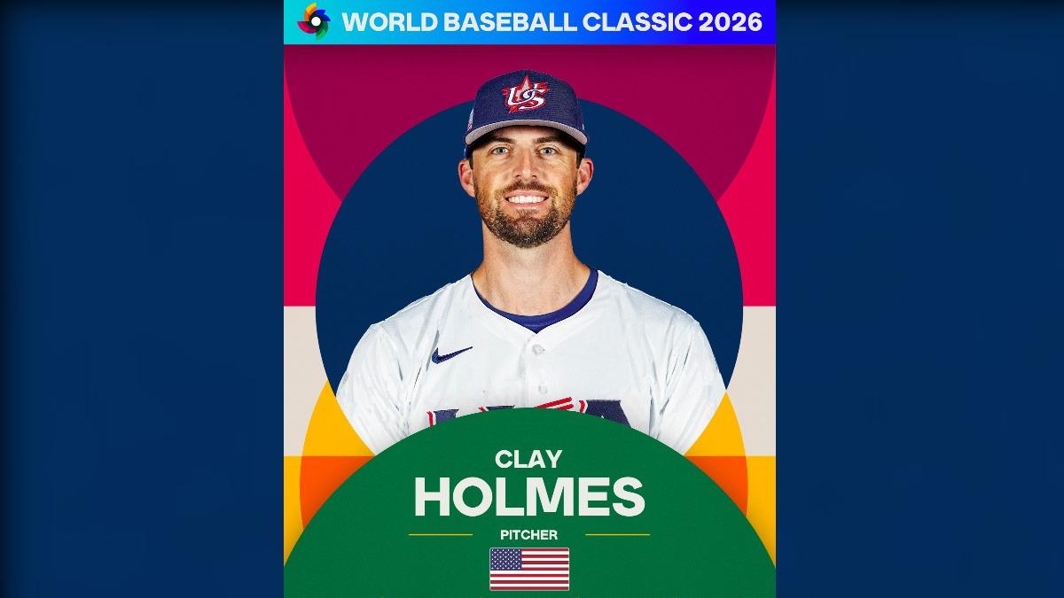 紐約大都會的霍姆斯加入WBC美國隊。（圖／翻攝FB@World Baseball Classic）