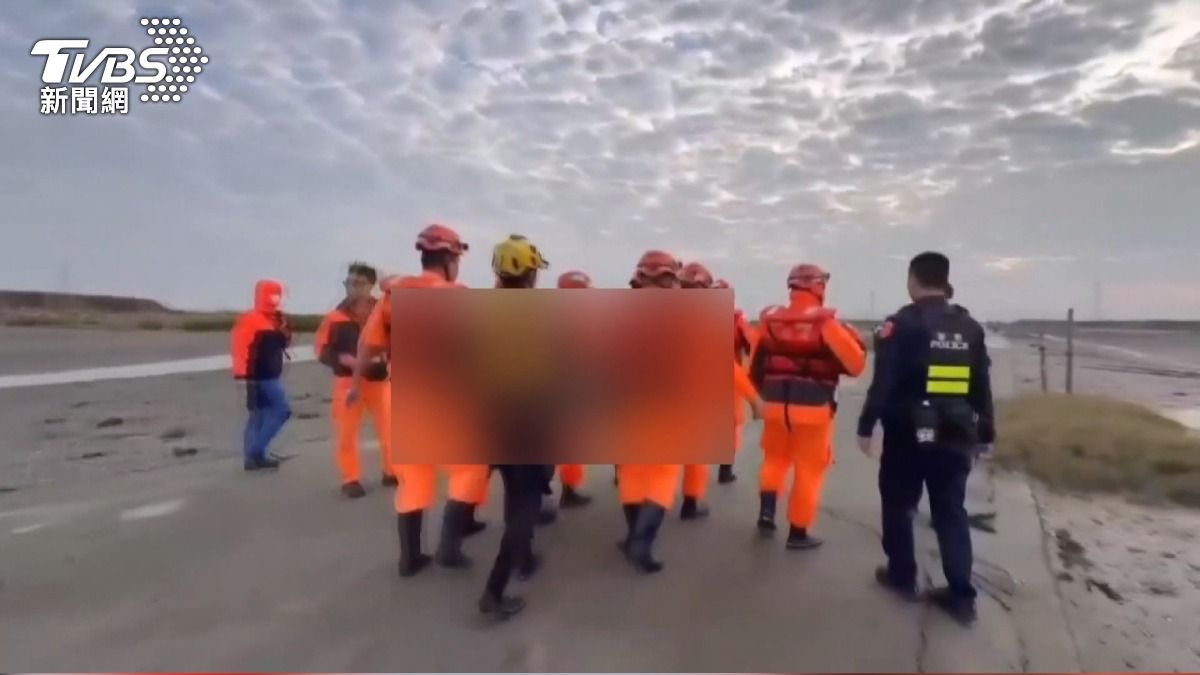 六旬警官釣魚喪命!同處已有二人溺亡。(圖/TVBS)