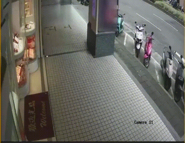 撞擊瞬間曝光。（圖／民眾提供）